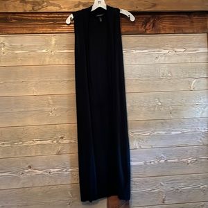 White House Black Market Duster Vest